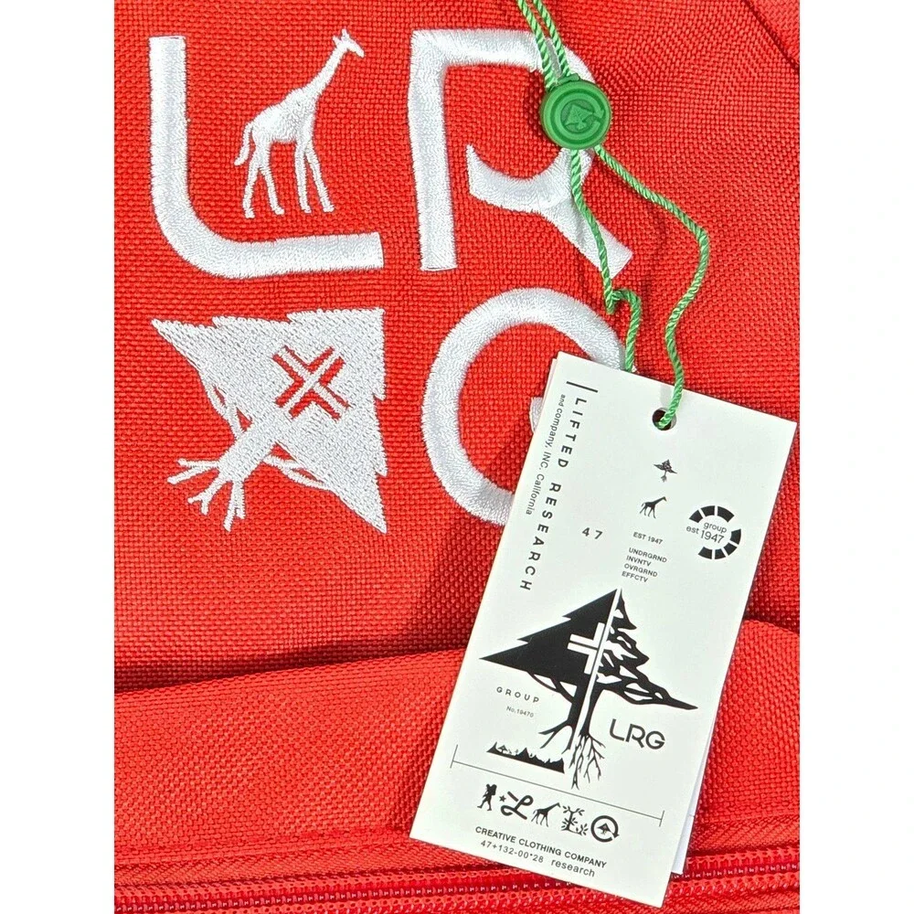 LRG Lifecycle Sling Shoulder Bag Red NWT